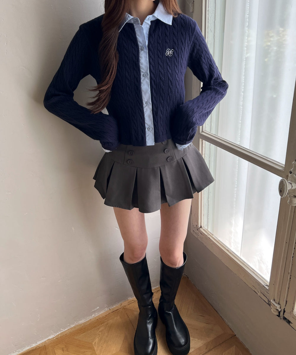 ネイビー モデル：160㎝ F着用
