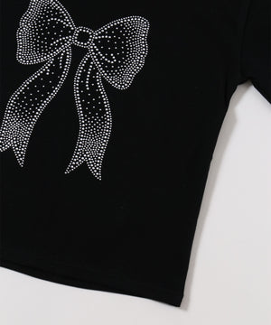 リボンスタッズTシャツ