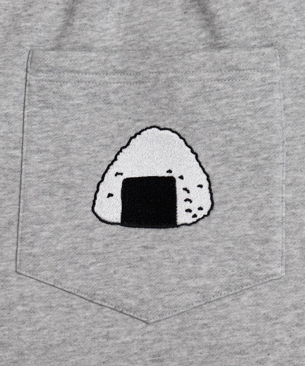 フード刺繍スウェットパンツ