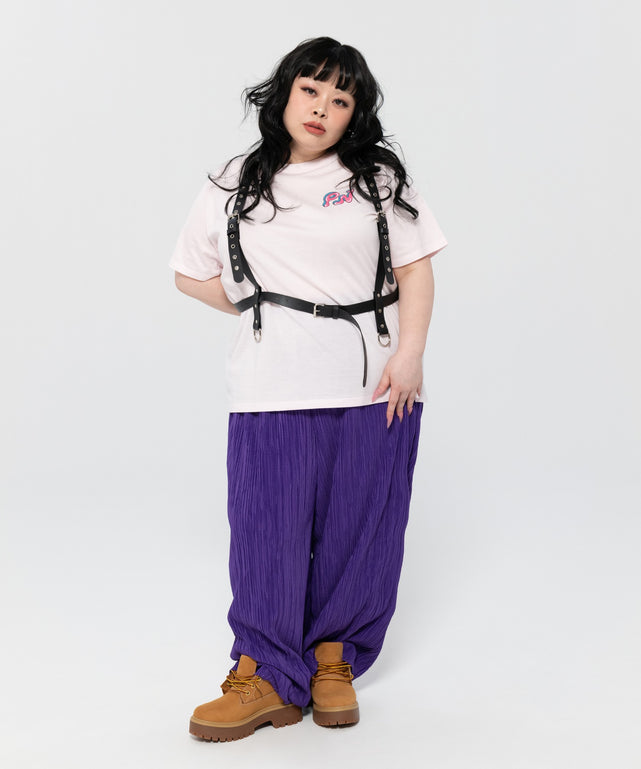 セルフカットプリーツパンツ/身長:158cm サイズ4