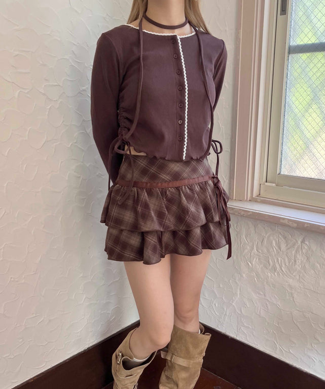 ブラウン モデル：160㎝ F着用
