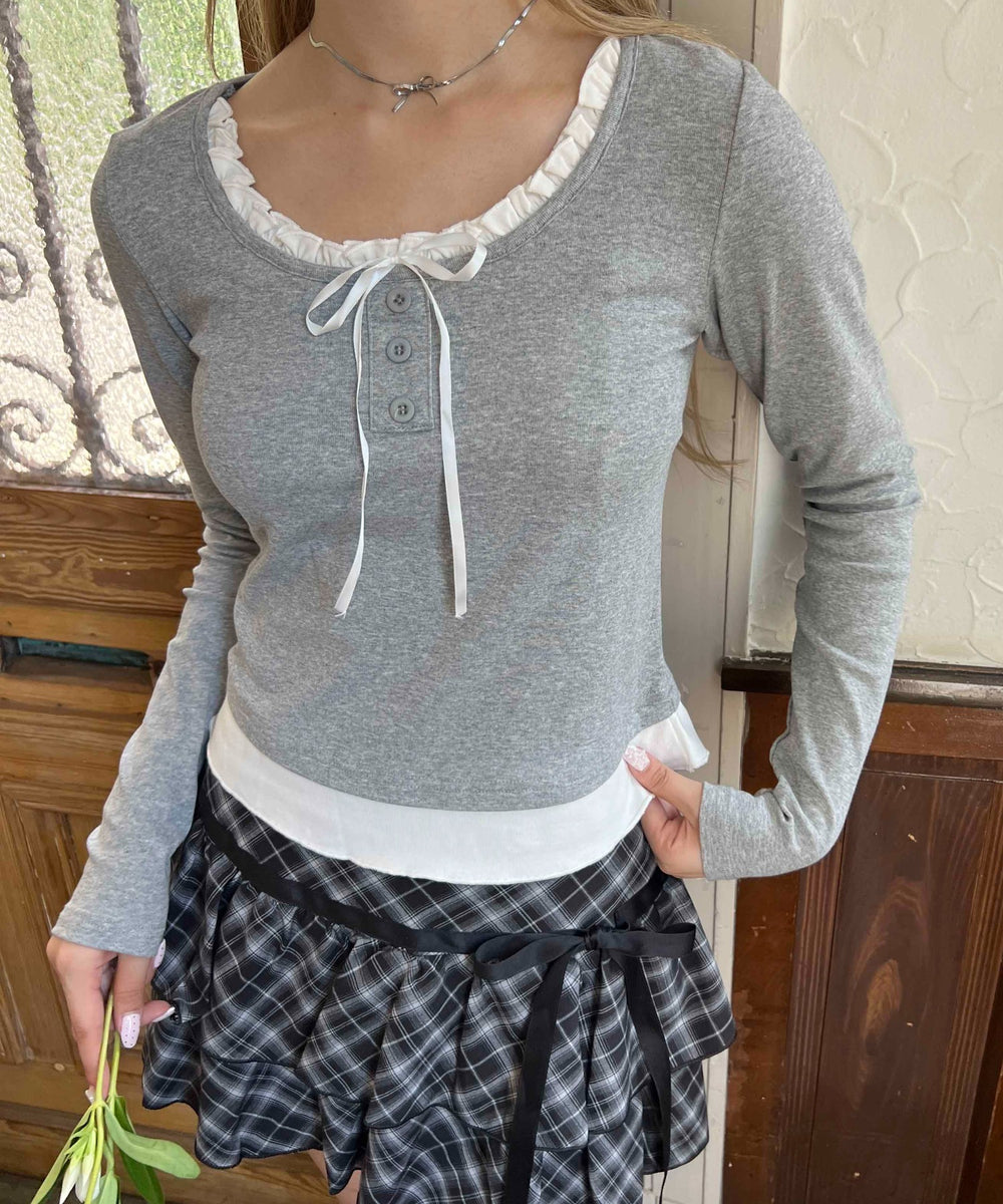 グレー モデル：160㎝ F着用