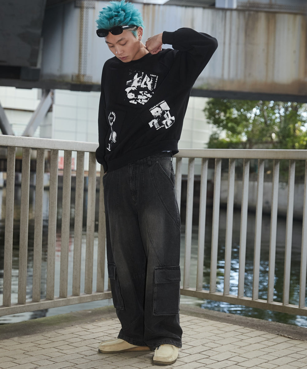 ブラック モデル：178cm L着用