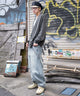 デニム淡加工 モデル：175cm L着用