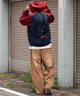 ネイビー　モデル：180㎝　L着用