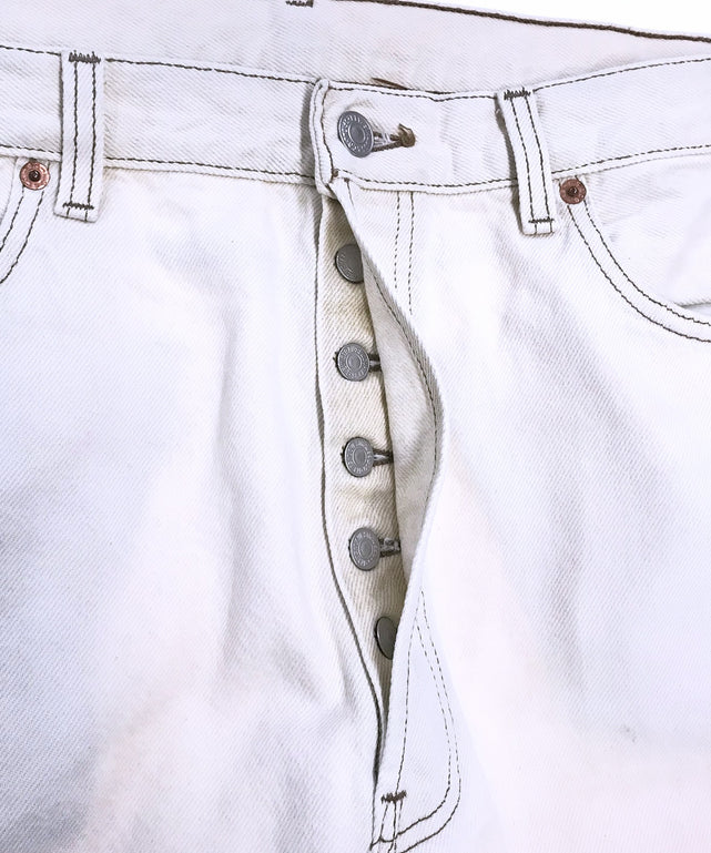 Levi's 501 ホワイトデニム W38 x L32