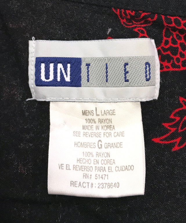 UNTIED 半袖柄シャツ