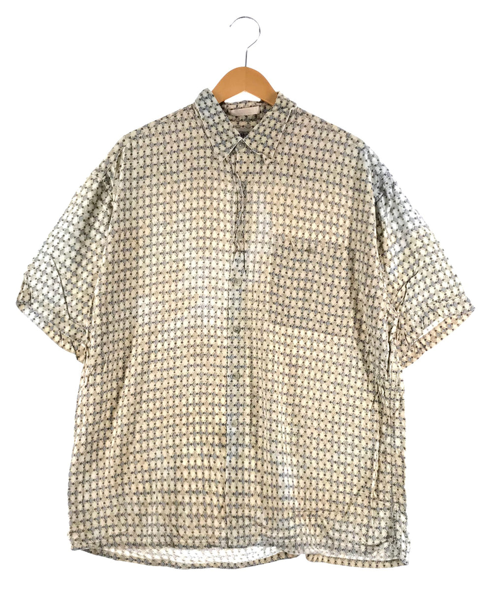 CAMPIA MODA 半袖柄シャツ