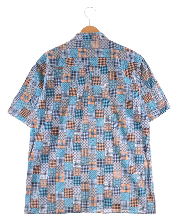 A LA FOLIE 半袖柄シャツ クレイジーパターン