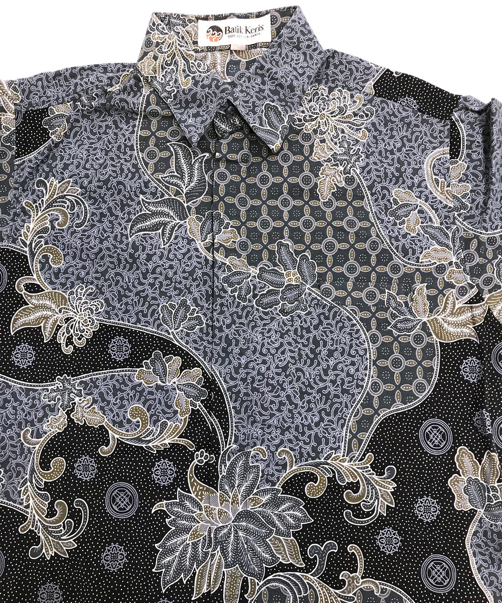 Batik Keris 半袖柄シャツ
