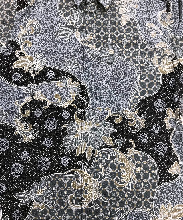 Batik Keris 半袖柄シャツ