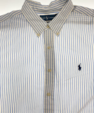 Ralph Laurenストライプブランドシャツ