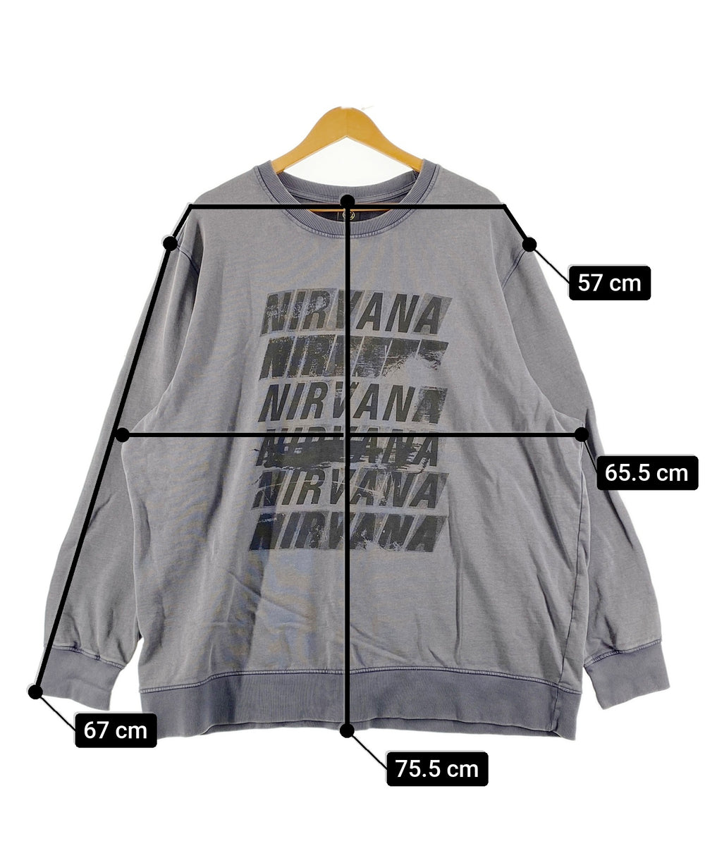NIRVANA プリントスウェット