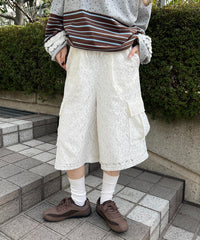 レースカーゴハーフパンツ