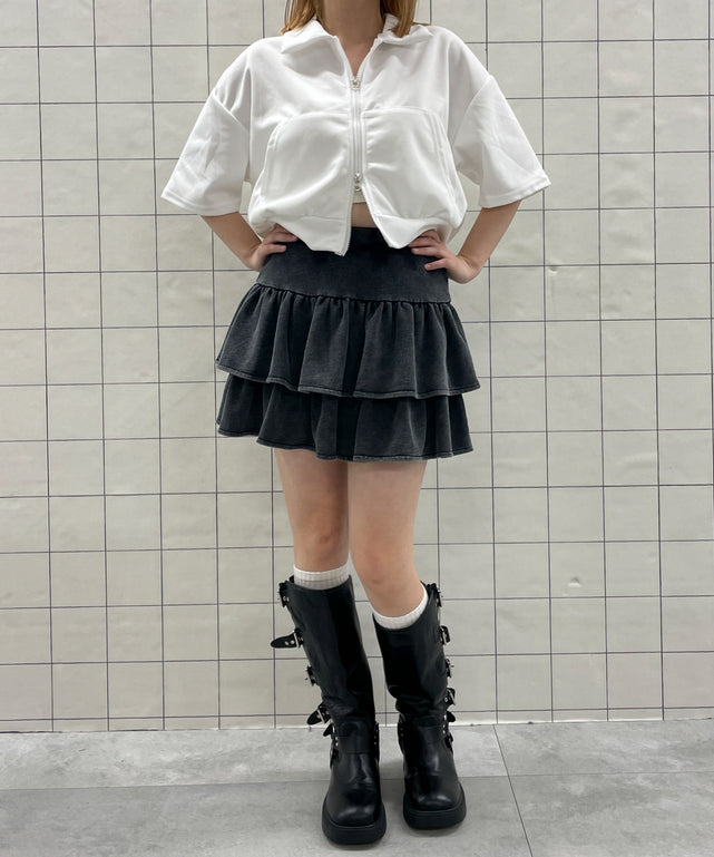 ホワイト　モデル:155cm F着用