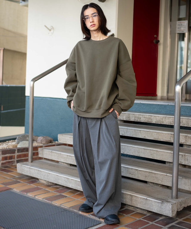 カーキ モデル：175cm L着用