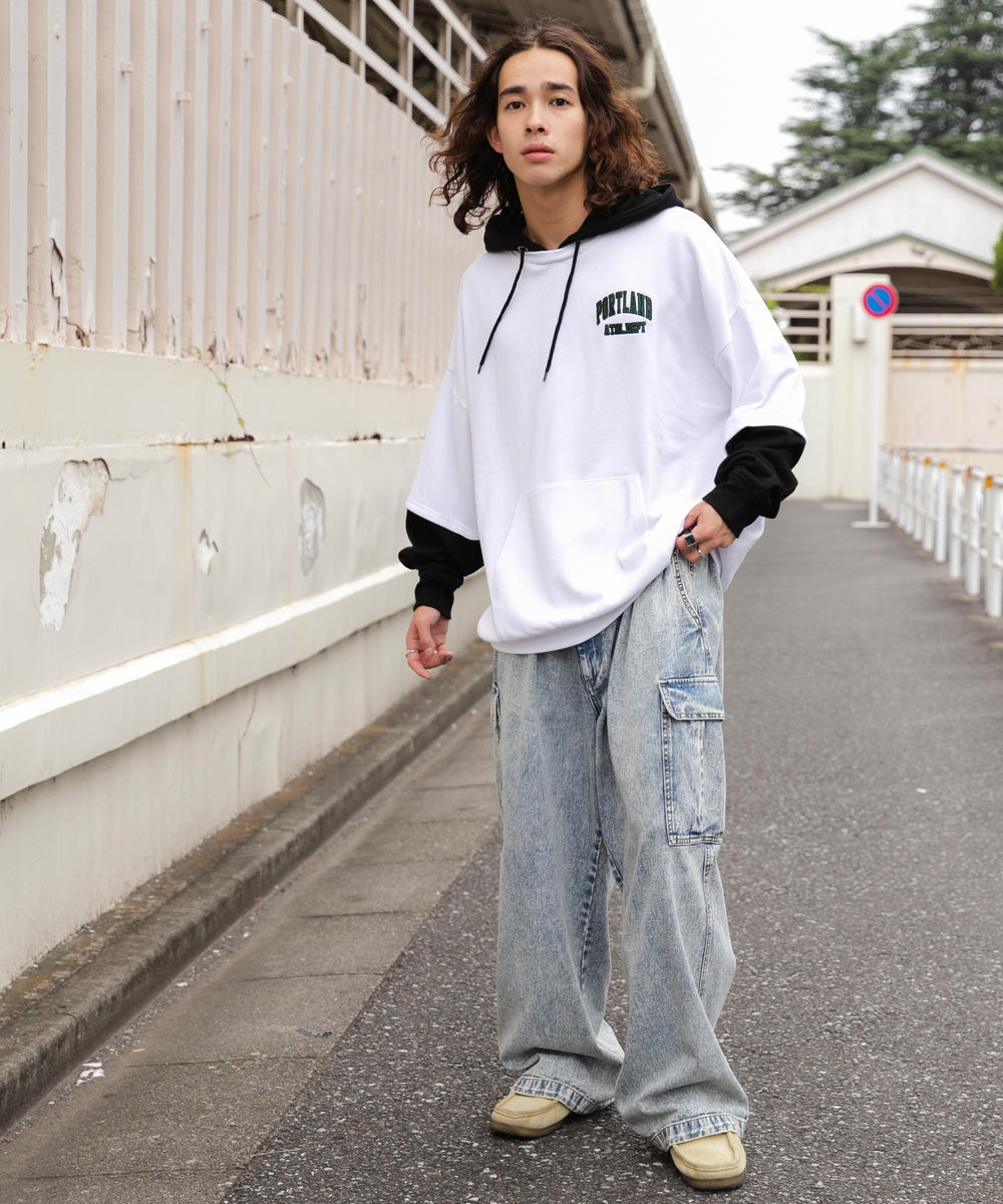 ホワイト モデル：174cm L着用