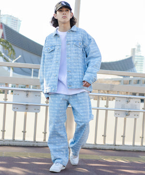 デニム淡色 モデル：174㎝ F着用