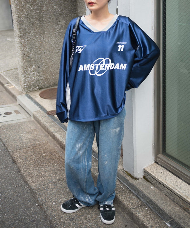 ネイビー　モデル:155cm F着用