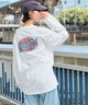 サークルロゴBIG　T（LS）/ホワイト モデル：160cm L着用