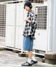 デニム中濃加工色 モデル：180cm L着用