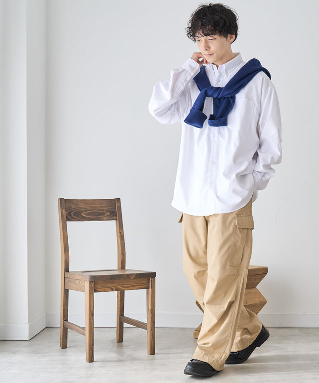 ホワイト モデル：175cm L着用