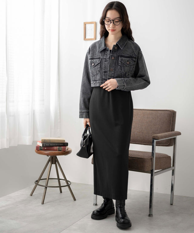 ブラックその他　モデル:163cm F着用