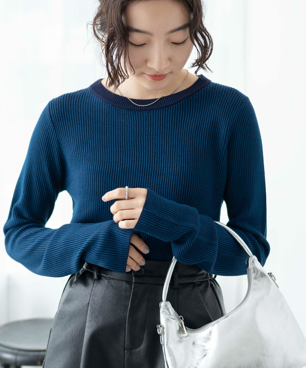 ブルー　モデル:163cm F着用