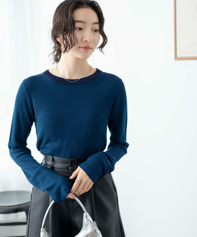 ブルー　モデル:163cm F着用