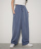 WIDE SWEAT PANTS/ブルー　モデル:161cm L着用