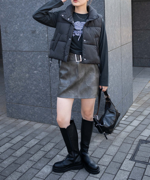 ブラック　モデル:155cm F着用