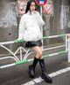 ホワイト  モデル：161cm S着用