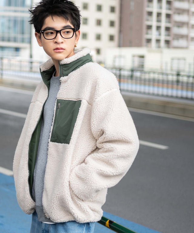 ベージュ モデル：180cm L着用