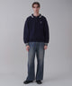 デニム中濃 モデル：178cm L着用