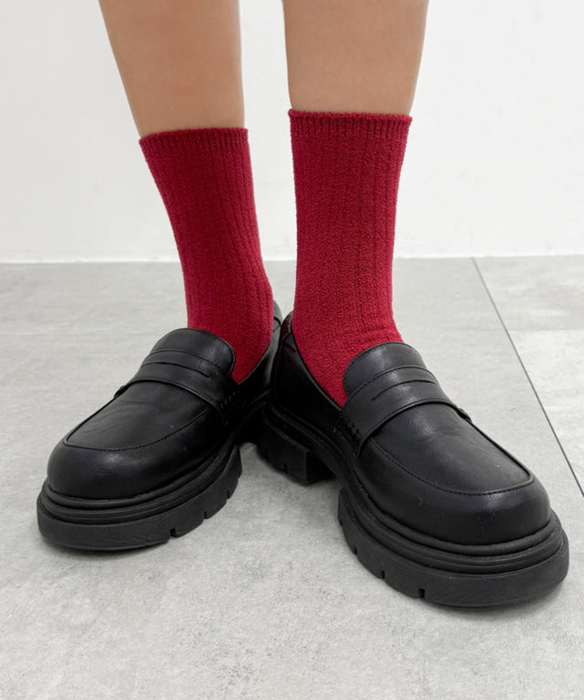 モールソックス(23-25cm)/ワイン