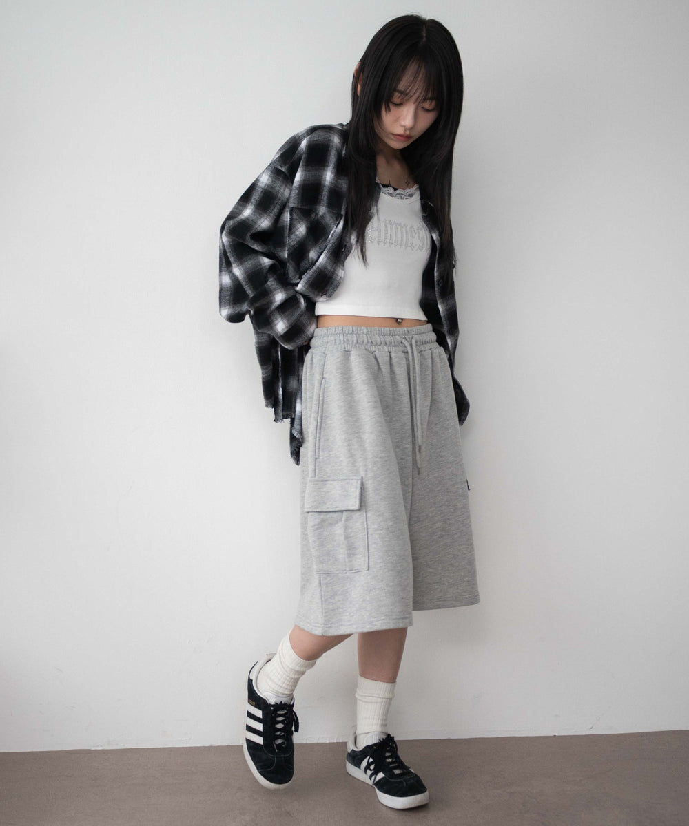 杢グレー モデル：159cm F着用