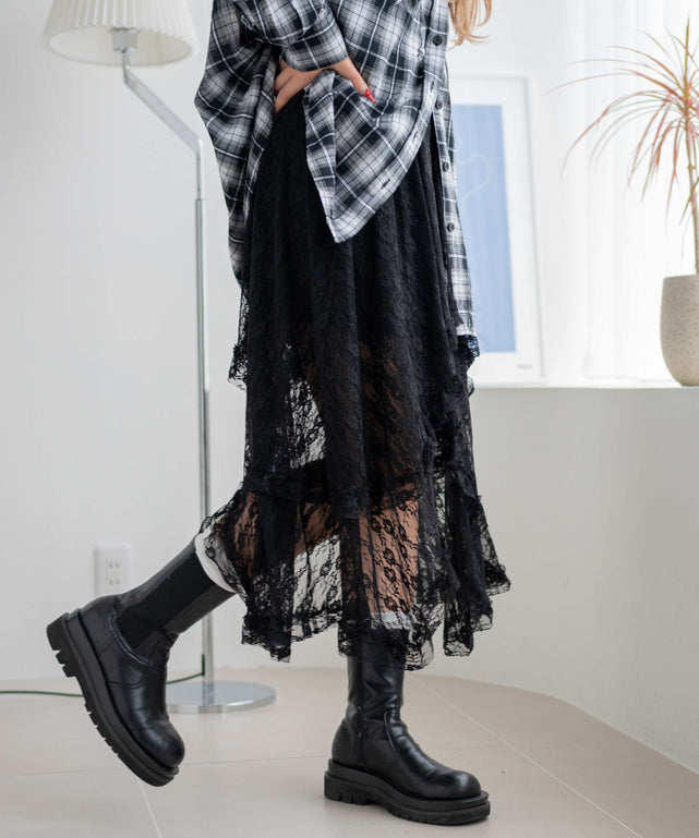 ブラック モデル：155cm F着用