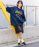 ネイビー モデル：159cm L着用
