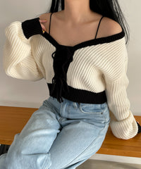 2WAYリボンカーデ