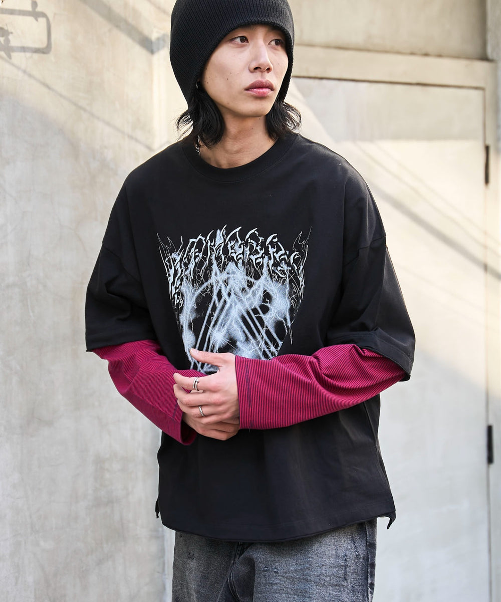 レッドボーダー　モデル:175cm L着用