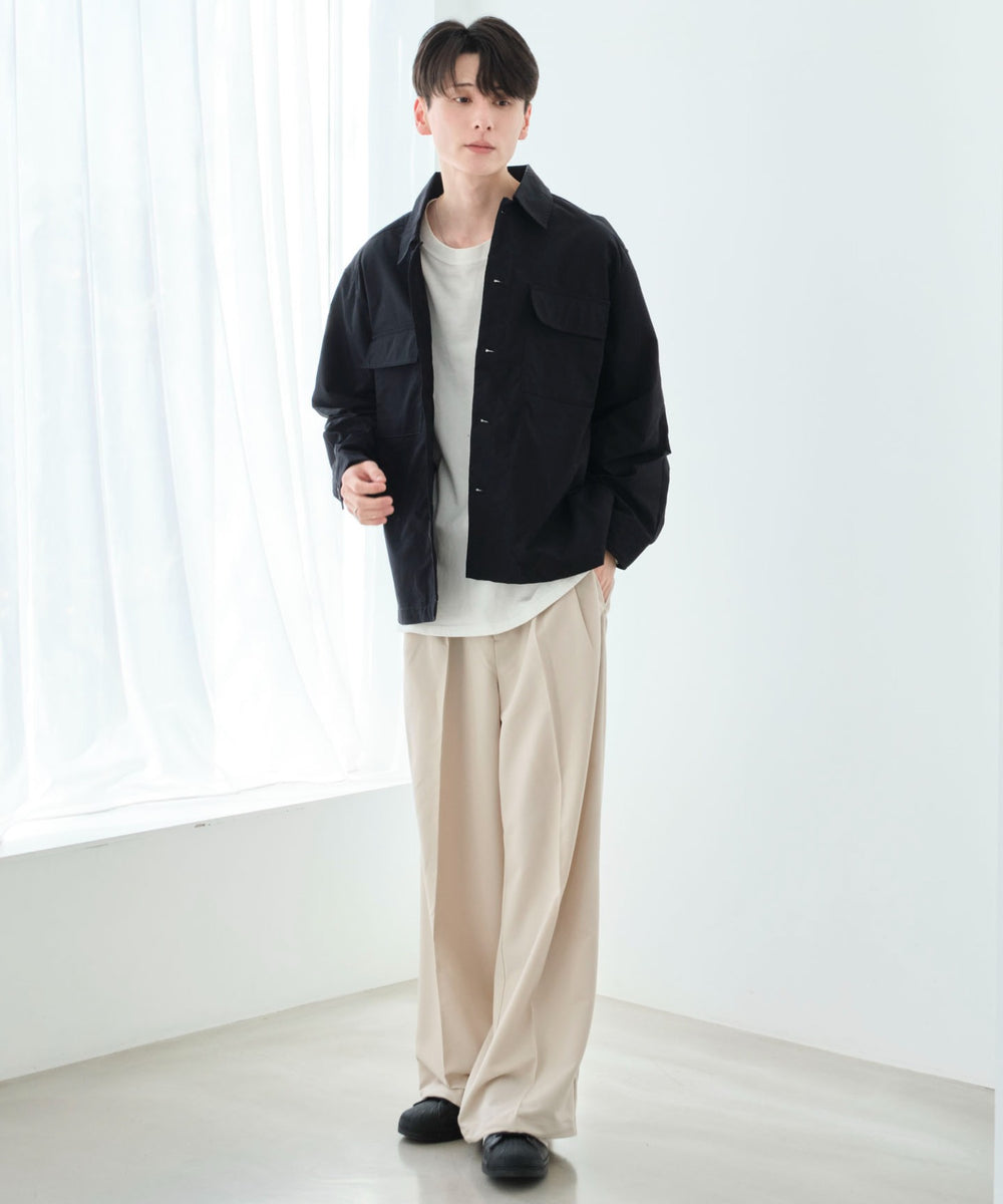 Lベージュ モデル：177cm L着用