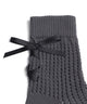 レースアップリボンソックス(23-25cm)