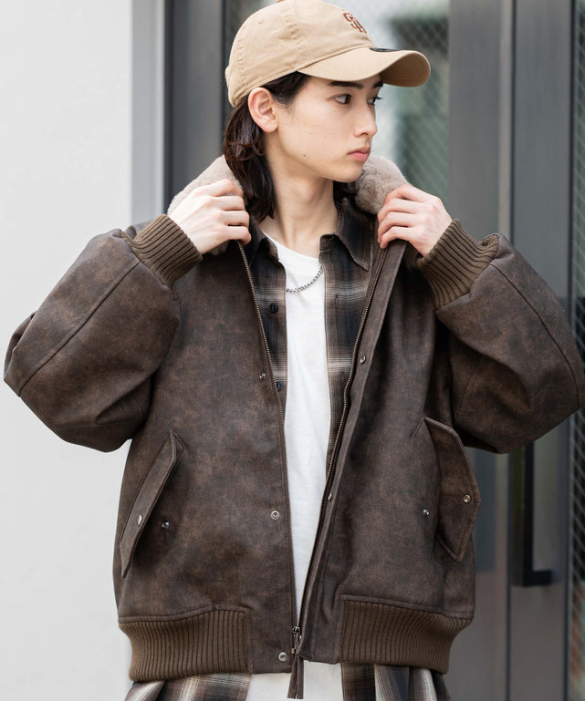 ブラウンソノタ モデル：175cm L着用