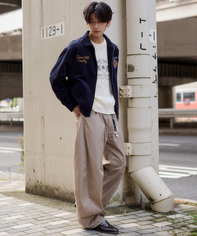ベージュ モデル：180cm L着用