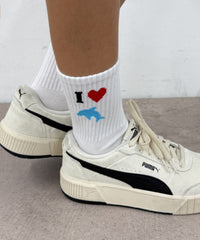 ILOVEモチーフソックス(23-25cm)