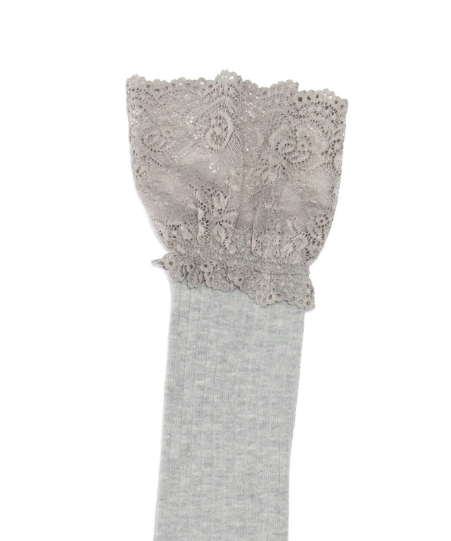 レース切替ニーハイソックス(23-25cm)