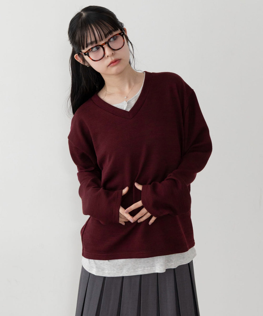 ワイン　モデル：161cm F着用