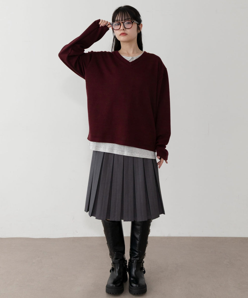 ワイン　モデル：161cm F着用