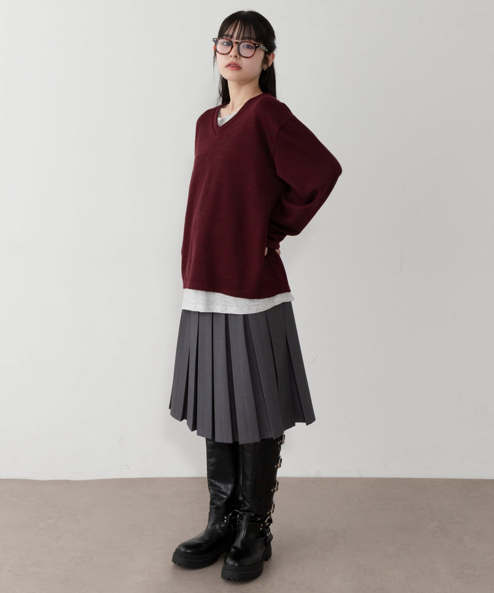 ワイン　モデル：161cm F着用
