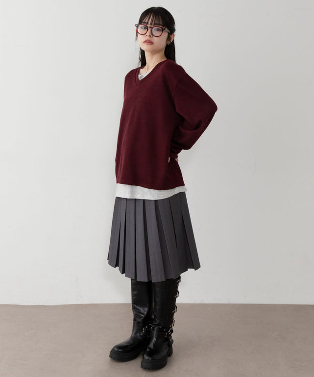 ワイン　モデル：161cm F着用